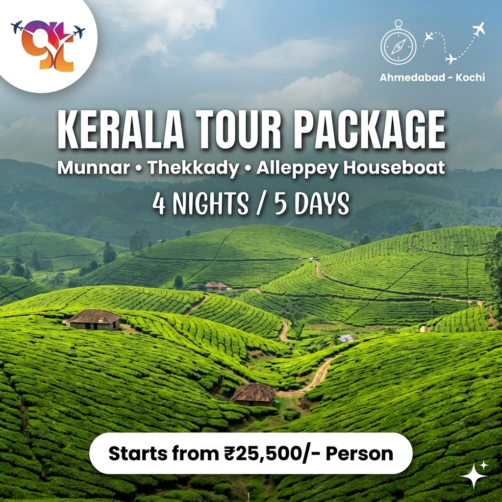 kerala-tour-package-4-nights-5-days-ahmedabad.jpg Kerala Tour Package 4 Nights 5 Days from Ahmedabad - Gravitic Tours